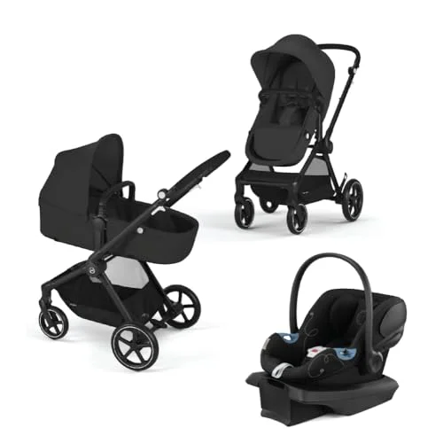 Cybex EOS 5-in-1 Travel System Moon Black - Rank 7 in Best Baby Stroller of 2025