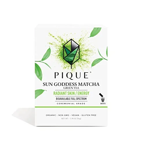 Pique Organic Sun Goddess Matcha Tea Powder - Rank 7 in Best Matcha of 2025