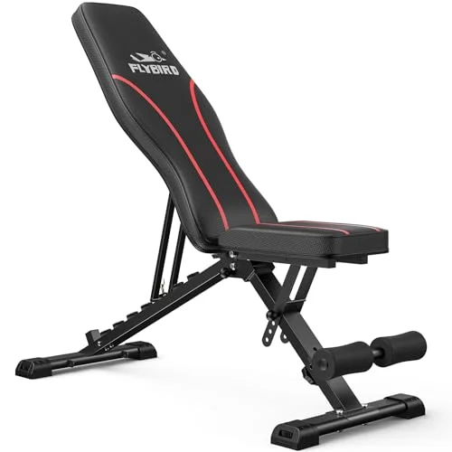 FLYBIRD Adjustable Utility Weight Bench - Rank 7 in Best Workout Bench of 2025