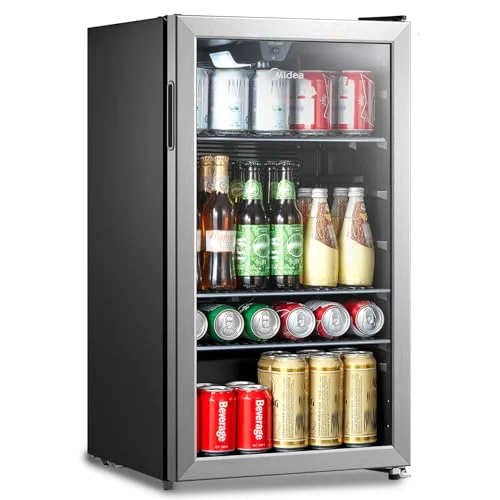 Midea 115 Can Beverage Refrigerator - Rank 8 in Best Mini Fridge Glass Door of 2025