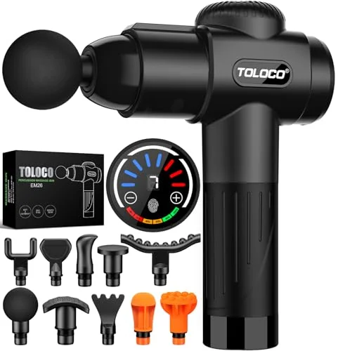 TOLOCO Deep Tissue Massage Gun - Rank 6 in The Ultimate Father’s Day Gift Guide: Perfect Picks for Every Dad