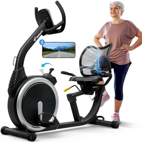 MERACH High-end Recumbent Exercise Bike with Bluetooth - Rank 6 in Best Recumbent Bike of 2025