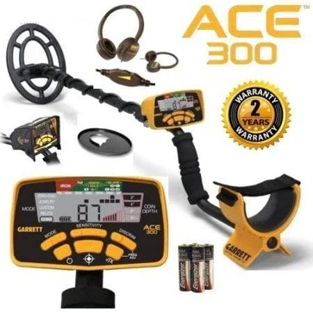 Garrett ACE 300 Metal Detector with Accessories - Rank 2 in Best Metal Detectors of 2025