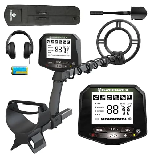 GreenRex Professional Waterproof Metal Detector - Rank 9 in Best Metal Detectors of 2025