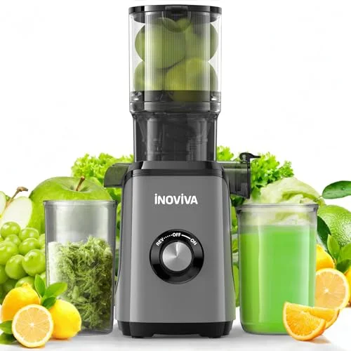 INOVIVA Cold Press Juicer with Large Chute - Rank 3 in Juicer Machines