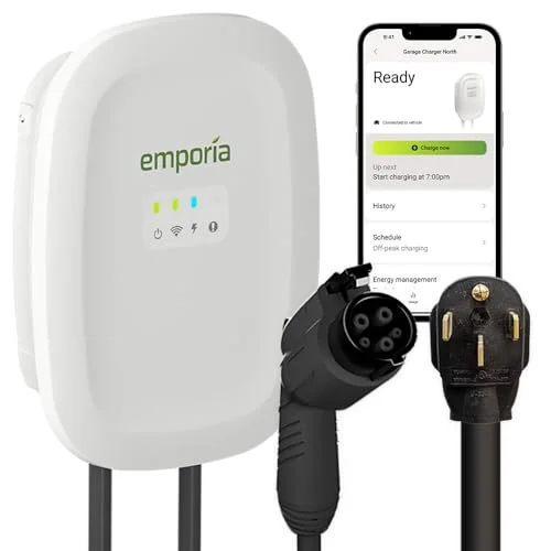 EMPORIA Level 2 EV Charger 48 amp WiFi - Rank 10 in Best Level 2 Charger of 2025