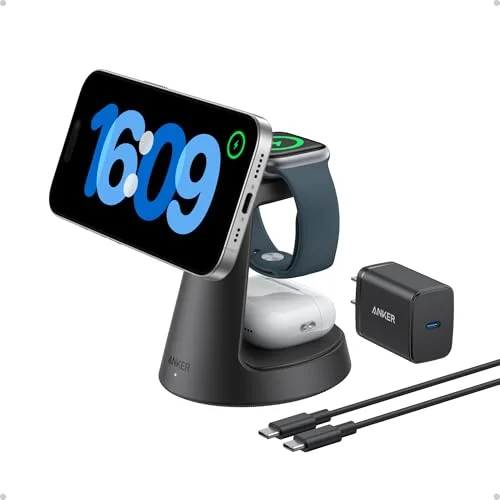Anker MagGo 3-in-1 Charging Station - Rank 8 in Best Iphone Charging Station of 2025