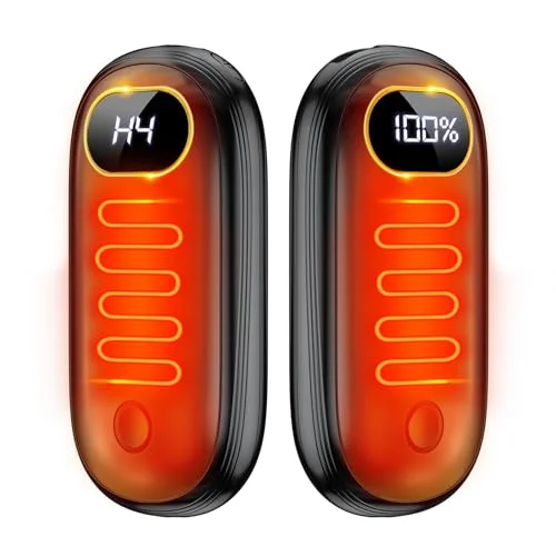 AUIIAH Rechargeable Hand Warmers, 14000mAh, 2 Pack - Rank 6 in Best Rechargeable Hand Warmers of 2025