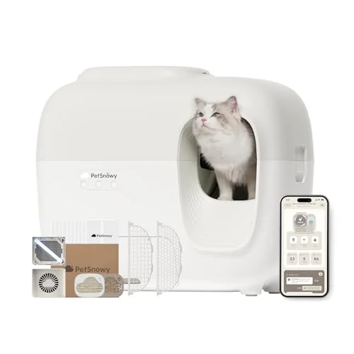 PetSnowy 2024 Premium Self Cleaning Litter Box - Rank 4 in Best Automatic Cat Litter Box of 2025