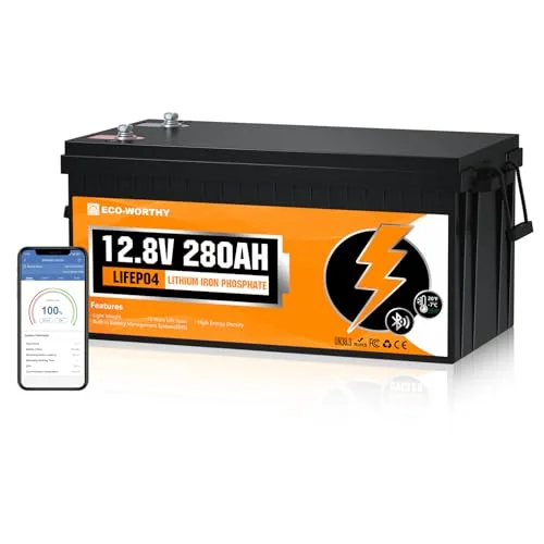 ECO-WORTHY 12V 280Ah LiFePO4 Battery - Rank 3 in Best Rv Batteries of 2025