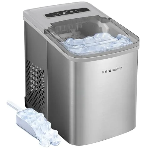 Frigidaire EFIC117-SS Stainless Steel Ice Maker - Rank 5 in Best Countertop Ice Maker of 2025