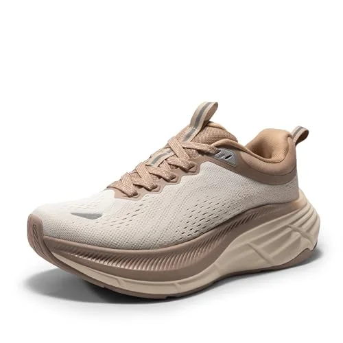 NORTIV 8 Women's ActiveBreeze Sneakers Beige/Khaki - Rank 2 in Best Walking Shoes For Women of 2025