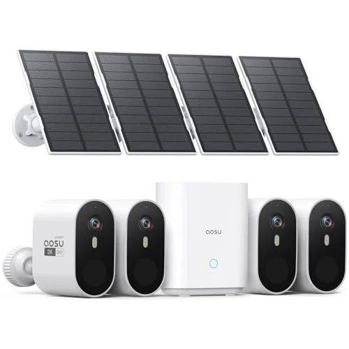 AOSU Solar Wireless Outdoor Security Cameras 2K QHD - Rank 6 in Best Solar Camera of 2025