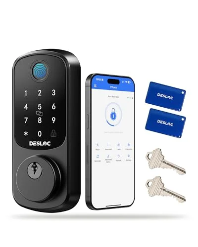 DESLOC B200 Smart Fingerprint Door Lock - Rank 3 in Best Keyless Deadbolt of 2025