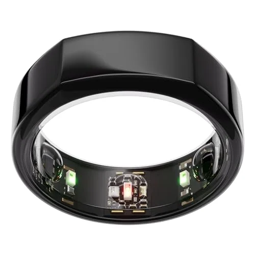 Oura Ring Gen3 Heritage Black Size 10 - Rank 5 in Best Smart Ring For Men of 2025