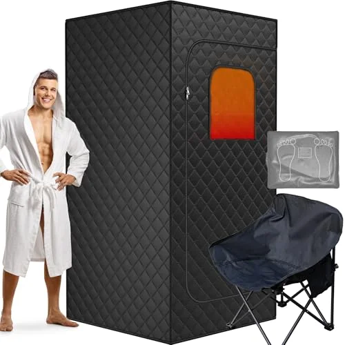 Ouluu Portable Infrared Sauna with Chair - Rank 6 in Best Infrared Sauna of 2025