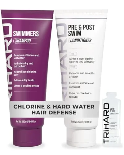 TRIHARD Swimmers Shampoo and Conditioner Duo - Rank 9 in Best Hard Water Shampoo of 2025