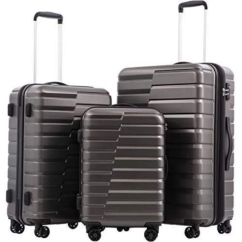 Coolife Expandable Luggage Set - Rank 3 in Best Luggage Sets of 2025