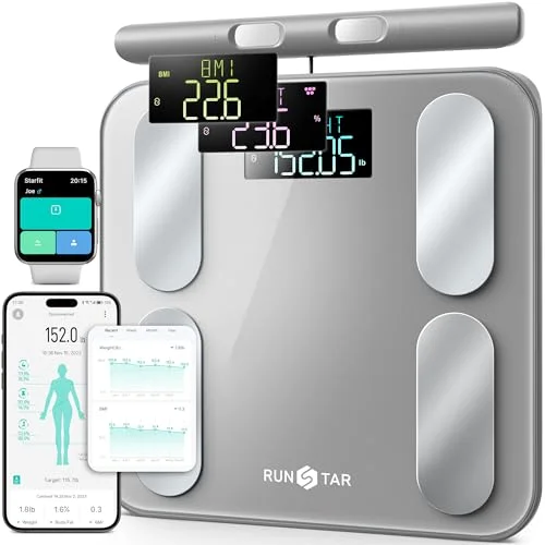Runstar Digital Bathroom Scale with Voice Prompt - Rank 3 in Best Smart Scale of 2025