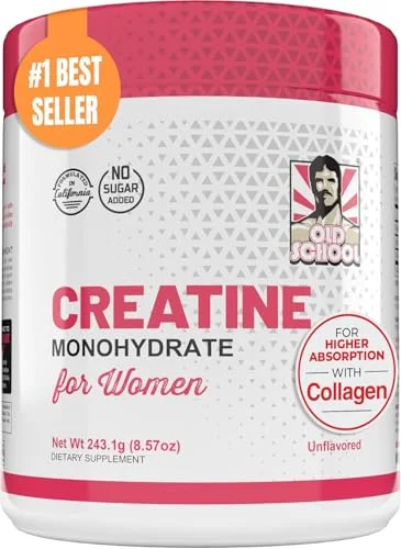 Old School Labs Creatine Monohydrate + Collagen & BCAA Powder - Rank 10 in Best Creatine Monohydrate of 2025