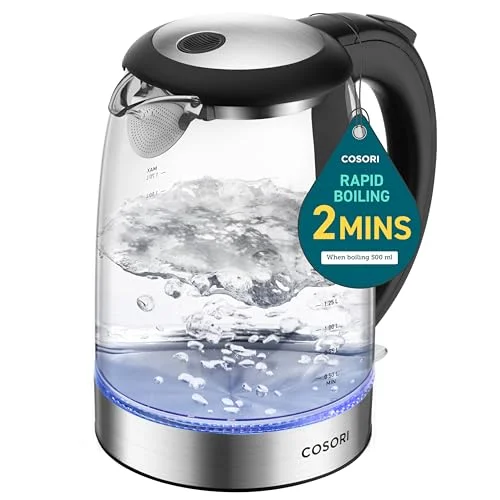 COSORI Electric Kettle Stainless Steel 1.7L - Rank 5 in Best Electric Kettle of 2025