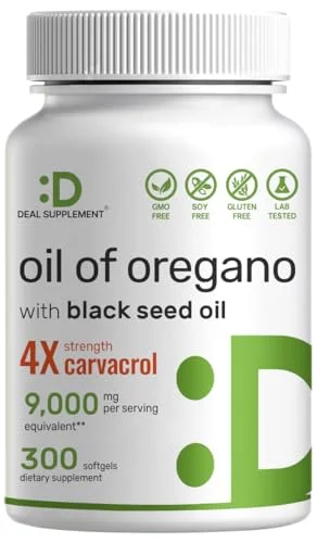 Deal Supplement Oil of Oregano Softgels - Rank 6 in Best Oregano Oil of 2025