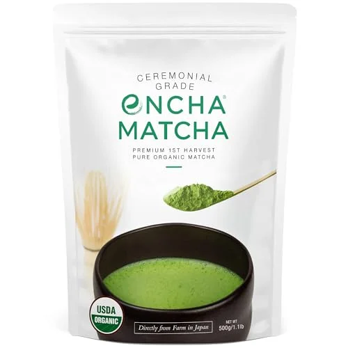 Encha Ceremonial Grade Organic Matcha Powder - Rank 4 in Best Matcha of 2025