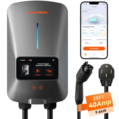WOLFBOX 40 Amp Level 2 EV Charger - Rank 5 in Ev Chargers of 2025