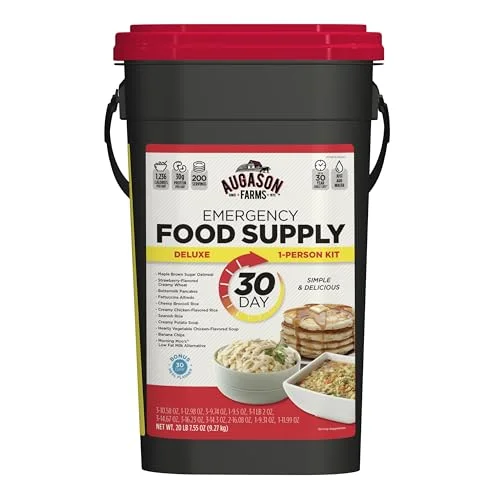 Augason Farms 30-Day Emergency Food Supply Kit - Rank 1 in Best Emergency Food Supplier of 2025