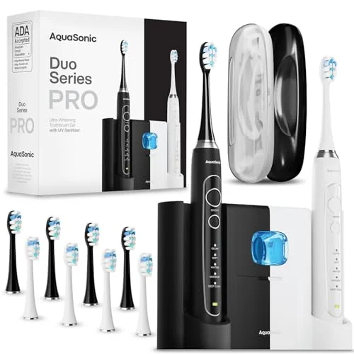 AquaSonic DUO PRO Electric Toothbrush Set - Rank 4 in Best Electric Toothbrush of 2025