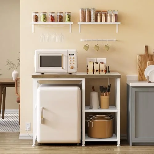YITAHOME Kitchen Storage Stand with Power Outlet - Rank 3 in Best Small Fridge of 2025