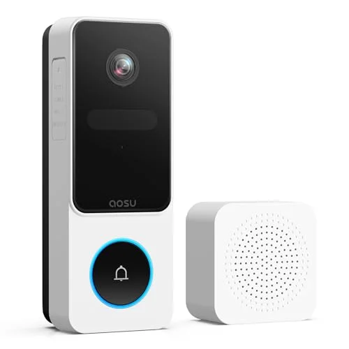 AOSU Wireless Doorbell Camera with Chime - Rank 4 in Best Ring Doorbell of 2025