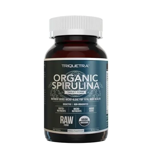 Organic Spirulina Tablets by Triquetra Health - Rank 10 in Best Blue Spirulina of 2025