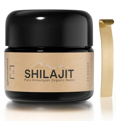Essencraft Pure Himalayan Shilajit Resin 500mg 60g - Rank 3 in Best Pure Shilajit of 2025