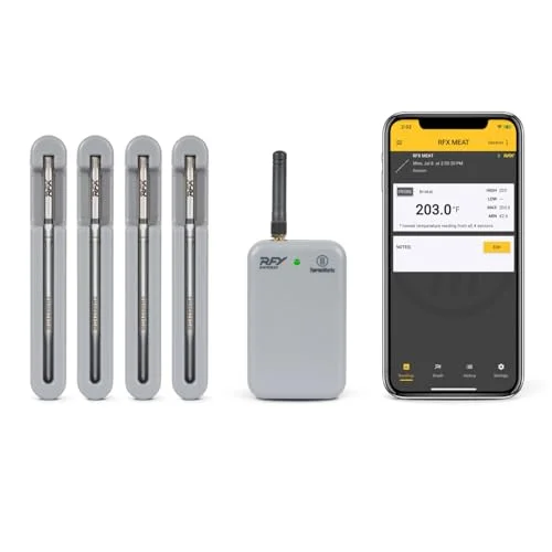 ThermoWorks RFX Wireless Meat Thermometer 4-Probe Kit - Rank 10 in Best Wireless Meat Thermometer of 2025