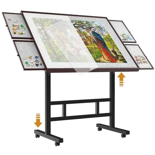 Jigsaw Puzzle Table with Drawers - Rank 10 in Best Puzzle Table of 2025