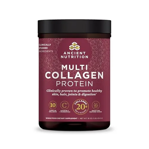 Ancient Nutrition Multi Collagen Protein Powder Unflavored - Rank 9 in Best Protein Powders of 2025