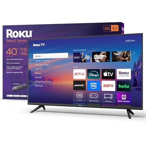 Roku Smart TV 2025 40-Inch Select Series - Rank 6 in Best 40 In Tv of 2025