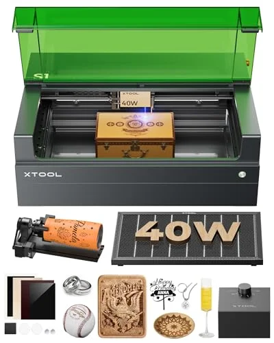xTool S1 40W Laser Cutter and Engraver - Rank 4 in Best Laser Engraving Machine of 2025