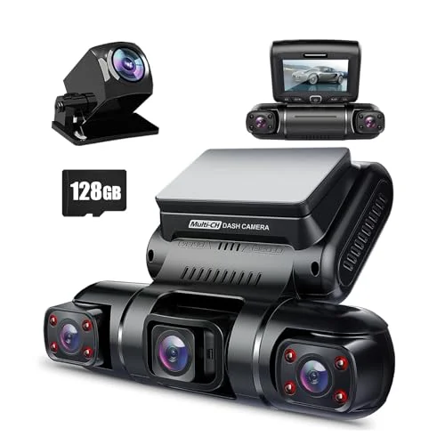 PRUVEEO 360 Degree 4 Channel Dash Cam - Rank 5 in Dash Cameras