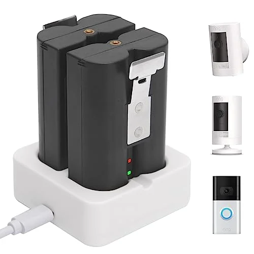 YUELAN Battery & Charger for Ring Devices - Rank 6 in Best Ring Camera of 2025