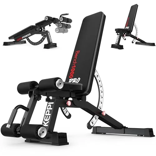 Keppi 1200LB Adjustable Weight Bench - Rank 6 in Best Workout Bench of 2025