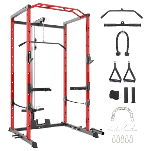 GarveeLife Multi-Functional Power Cage System - Rank 2 in Best Squat Rack of 2025