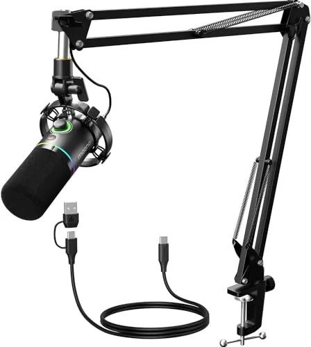 MAONO PD200XS Dynamic Microphone Kit - Rank 6 in Best Streaming Microphone of 2025