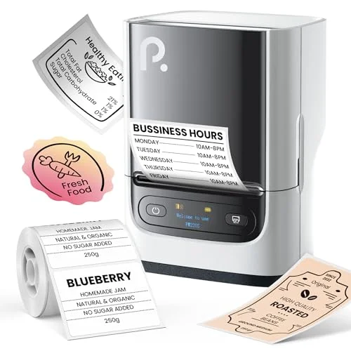 POLONO PM220S Portable Thermal Label Printer - Rank 2 in Best Label Maker of 2025