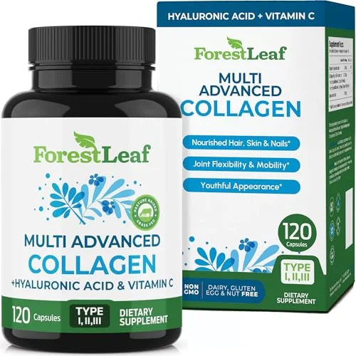 ForestLeaf Multi Collagen with Hyaluronic Acid & Vitamin C - Rank 2 in Best Collagen For Women of 2025