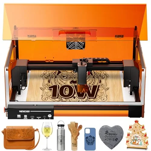 Woxcker L2 MAX 10W Laser Engraver - Rank 9 in Best Laser Engraving Machine of 2025