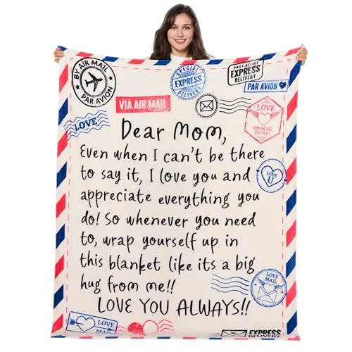 Joiedomi Soft Flannel Mom Blanket Ivory White - Rank 6 in Best Gift For Mother of 2025
