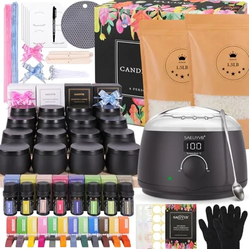 SAEUYVB Candle Making Kit for Adults - Rank 5 in Best Candle Making Kit of 2025