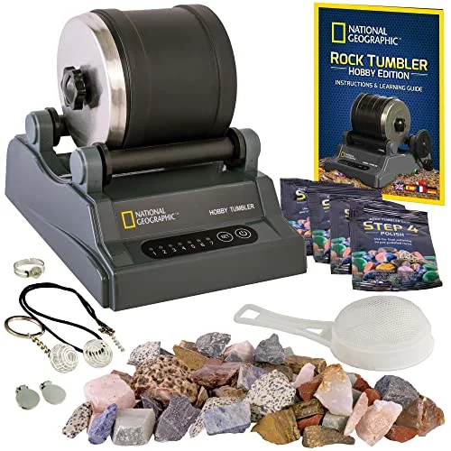 National Geographic Rock Tumbler Kit – Hobby Edition - Rank 3 in Best Rock Tumblers of 2025